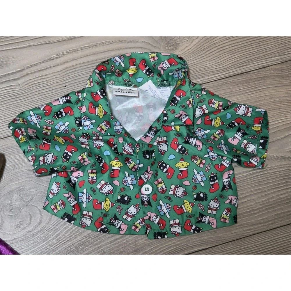 Build A Bear Outfit Bundle Lot Frozen Anna & Hello Kitty Christmas Clothes‎